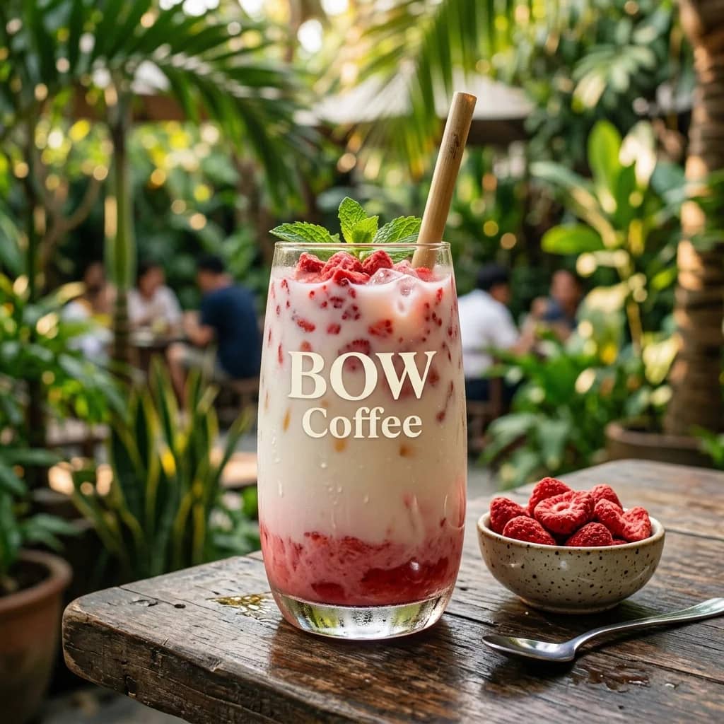 Sữa dâu sấy